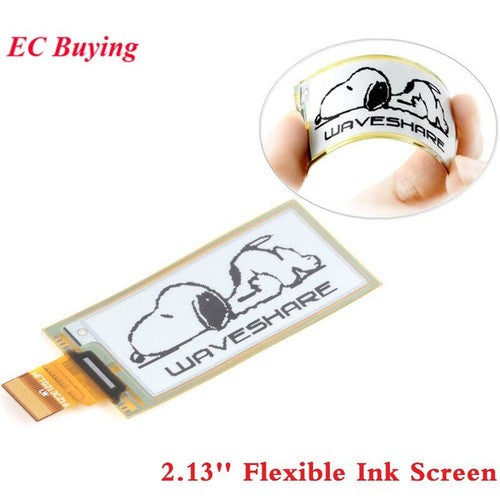 2.13 Inch 212x104 Flexible Ink Screen Module e-Paper Display SPI Raspberry Pi