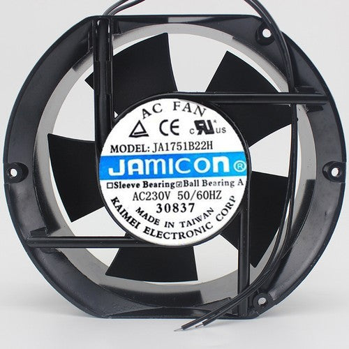 1 pcs JAMICON AC FAN JA1751B22H AC 230V 17cm 17251 2 wire