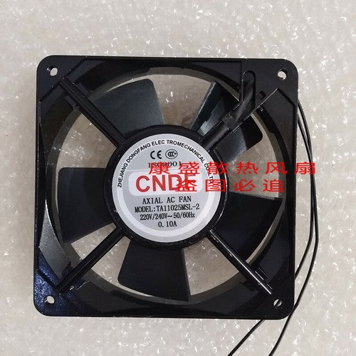 1 PCS CNDF Fan TA11025MSL -2 12025 12CM AC 220V 0.10A 2 Wire