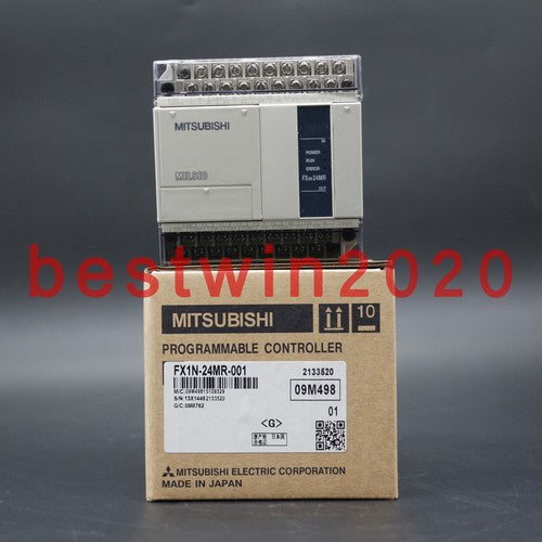 1PC  Mitsubishi PLC MELSEC FX1N-24MR-001 FX1N24MR001 free shipping