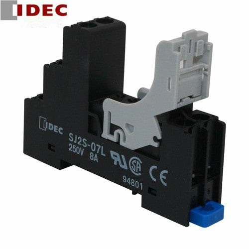 IDEC relay base SJ2S-07L RJ2S series 250V 8A with finger protection