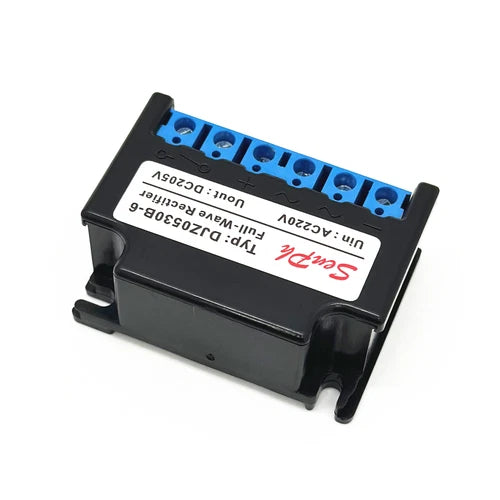 1X  full-wave brake rectifier module Typ DJZ0530B-6 INPUT 220VAC OUTPUT 205VDC