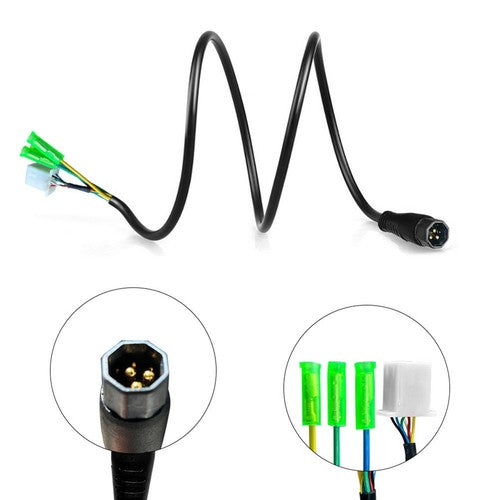 Electric Bicycle Motor Extension Cable with 9 Pin Male Connector 60CM Length