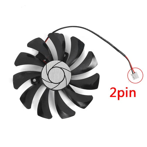 1PCS 85mm For Graphics Card Cooling Fan 2pin MSI GTX 1650 AERO ITX 4G OC