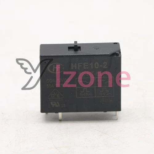 10pcs  magnetic latching relay components 5pins 12V HFE10-2-12-HT-L2 50A