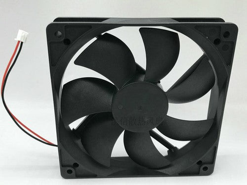 1 PCS XQF Fan XQF12025VHBL DC 24V 0.5A 12025 12CM 2 Pin