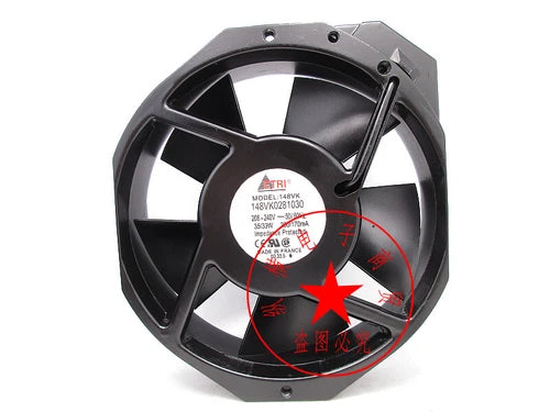 1pcs    35/33W Full Metal cooling Fan 172*151*38MM 148VK0281030 208-240V