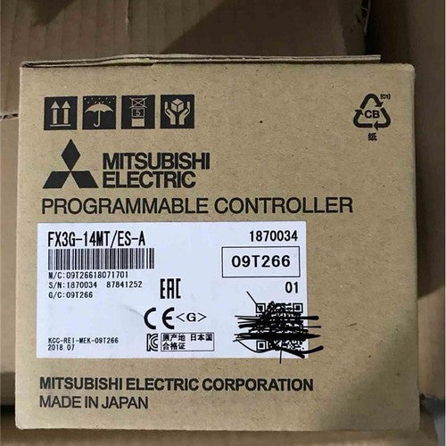 ONE  Mitsubishi IN BOX FX3G-14MT/ES-A 1 year warranty