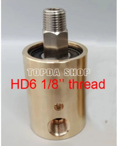 360 rotary joint Water air oil swivel coupling/ HD6 DN6 1/8 inch rotating joint