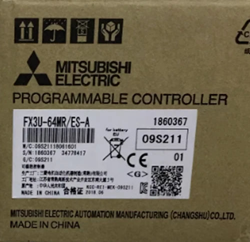 FX3U-64MR/ES-A  Mitsubishi PLC FX3U64MR/ESA