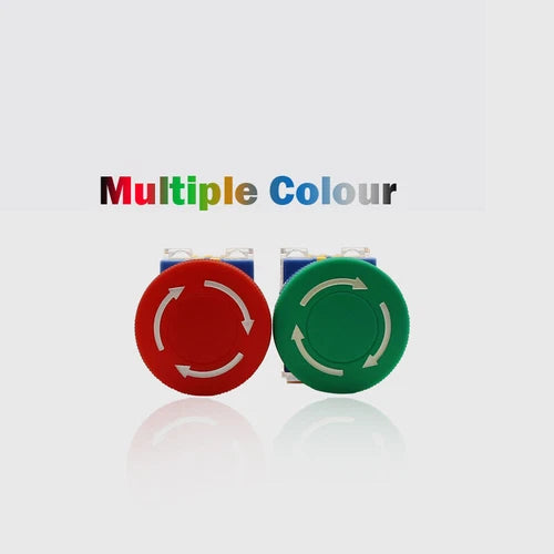 round mushroom head power off switch 30mm emergency stop button LAY37-11ZS/30