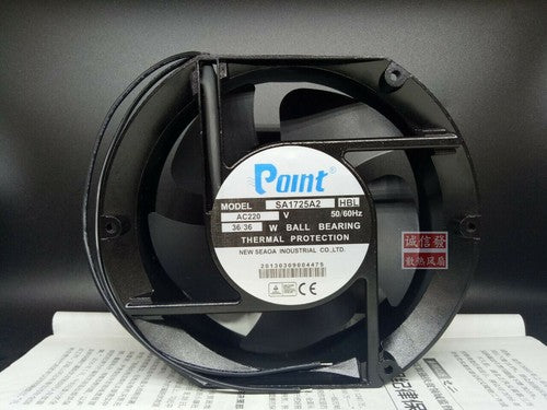 1 PCS POINT Fan SA1725A2 HBL AC 220V 17251 17CM 2 Wire Aluminum frame Fan