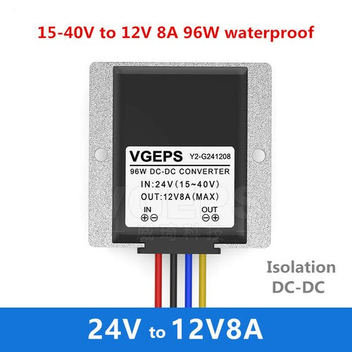 15-40V to 12V 8A 96W automotive isolated power regulator 100V to 12V