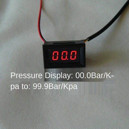 1PC pneumatic shock digital pressure gauge Small panel mounting Pressure gauge