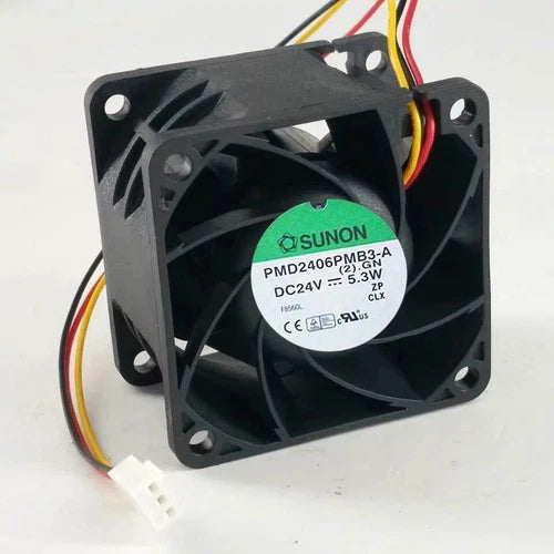 1 pc.   Inverter Cooling Fan 6038 DC24V 5.3W 6CM 3Pin- PMD2406PMB3-A