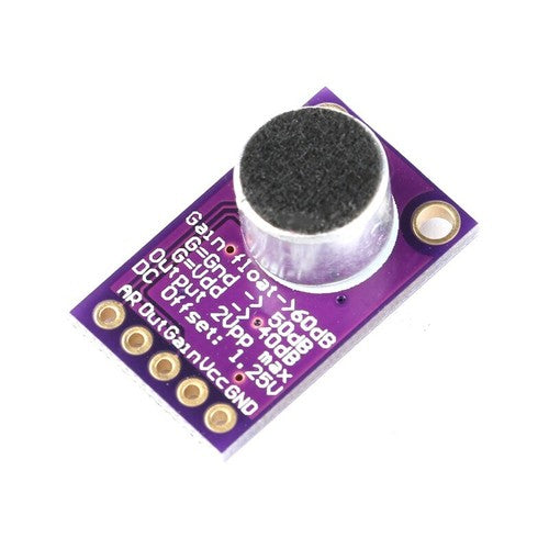 5*MAX9814 Microphone AGC Amplifier Board Sound Sensor Module MAX4466 PCB Board