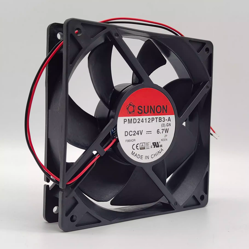1 PCS SUNON Fan PMD2412PTB3-A (2).GN DC24V 6.7W 12025 12CM 2 wire cooling fan