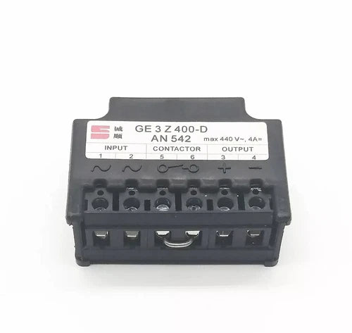 1X Replace  Motor brake rectifier  electronic GE 3 Z 400-D AN 542 max 440 V~ 4A=