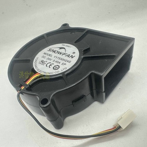 1 PCS SNOWFAN Fan YY7530H24S DC24V 0.45A turbofan blower 3-wire cooling fan