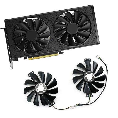 1PCS For XFX RX6600 6600XT Speedster Graphics Card Cooling Fan TYD10010M12LPA