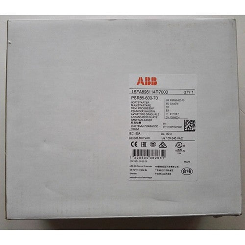 Abb Soft starter PSR85-600-70 1SFA896114R700 45KW ONE Year Warranty