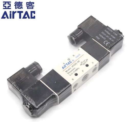 1PC  4V220-08 DC 12V 24V AC 110V 220V  Solenoid Valve Air Valve