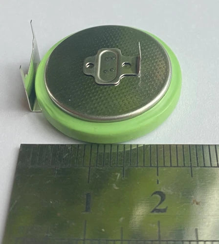 2pc BR2450A with welding of high temperature 3V button battery
