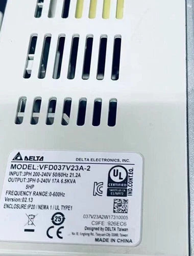 1PCS  DELTA VFD037V23A-2 Drive Free delivery