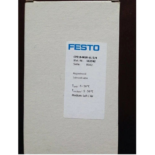 1PCS  For FESTO CPE18-M1H-5L-1/4 163142 Solenoid Valve freight free