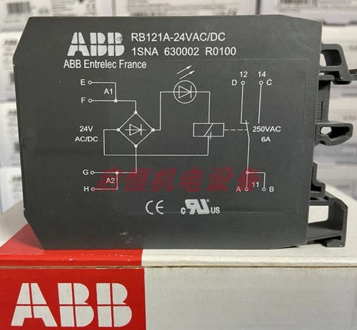 1PC  RB121A-24VAC/DC 1SNA630002R0100 Terminal Relay