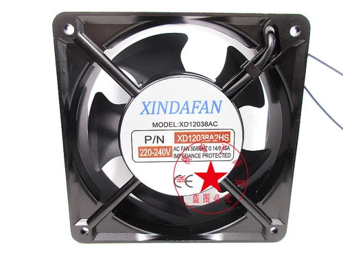 1PC   12CM cabinet cooling fan  XD12038A2HS 220-240V 12038