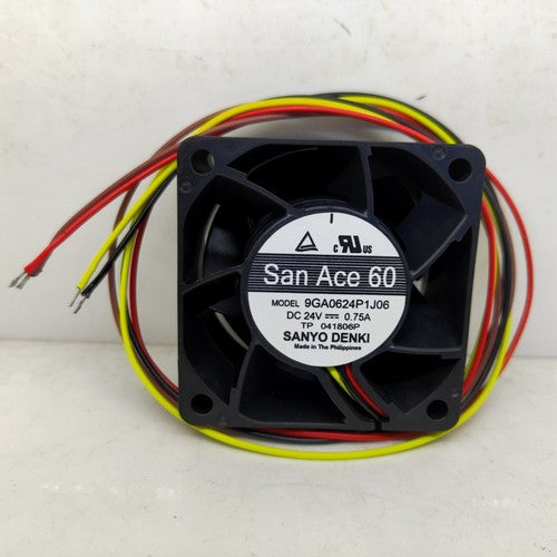 1 PCS Sanyo cooling fan 9GA0624P1J06 DC 24V 0.75A 60*60*38MM 4 wire Fan