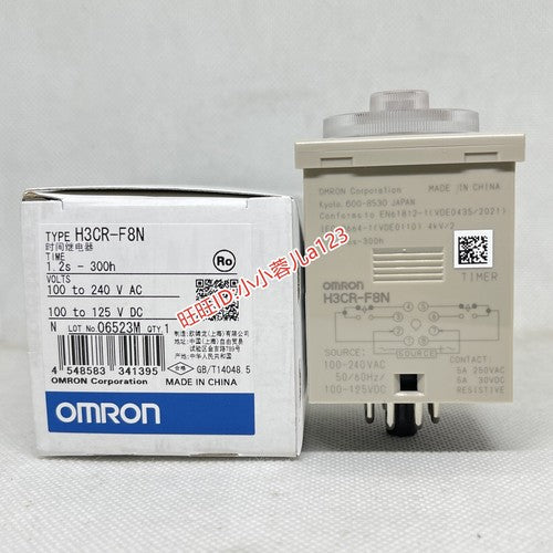 1 pcs Omron H3CR-F8N AC100-240V time relay