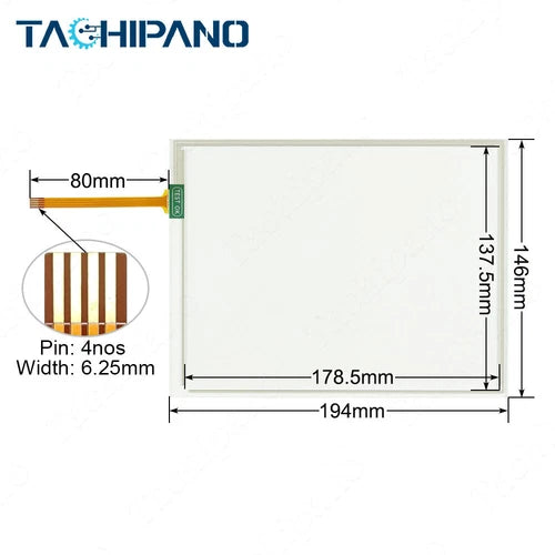 1PC Replacement for   Touch Screen Glass AST084 AST-084 AST-084A AST-084A080A