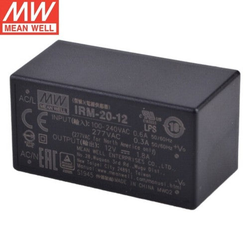 Mean Well IRM-20 switching power supply 3.3V5V9V12V24V pin type 20W AC-DC module