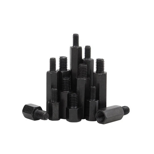 20x for PCB Motherboard M3 M4 Black Hex Standoff Spacer Male Female Carbon Steel