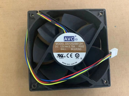 1PC 104 CFM 4 Pin DS12025B12H 0.75A 12V  120mm x 25mm High Airflow PWM Fan