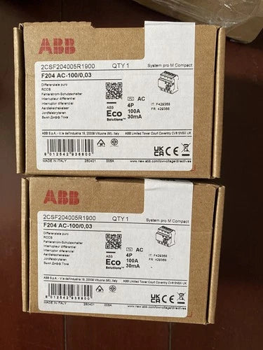 1pc  Operating circuit breakers 2CSF204005R1900 F204 AC-100/0.03