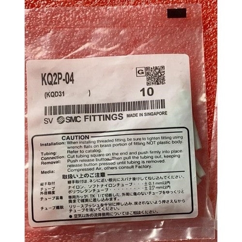 10pc  SMC pneumatic quick connector KQ2P-04 Free shipping