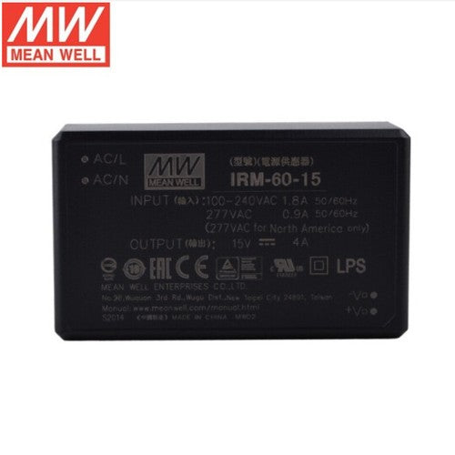 MEAN WELL IRM-60 switching power supply 5V12V/15/24V pin type 60W AC-DC module