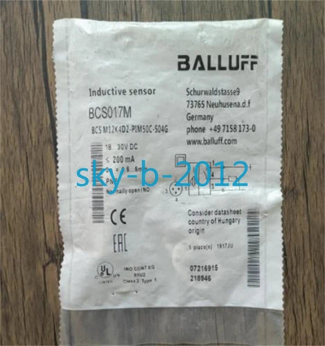 1PCS  BCS017M BCS M12K4D2-PIM50C-S04G  capacitive sensor