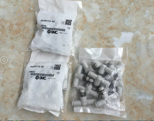10 pcs SMC AS2001FG-06 Throttle valve