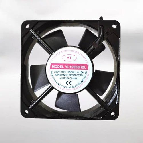 1 pcs YL Fan YL12025HBL AC220V 12CM 12025 2 wire Aluminum frame cooling fan