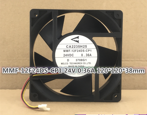 Mitsubishi FR-A800 inverter fan CA2235H25 MMF-12F24DS-CP1 24V 0.36A 12038 3-pin
