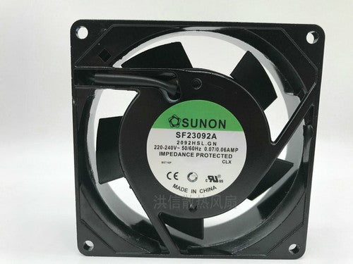 1 PCS SUNON Fan SF23092A 2092HSL.GN AC 220-240V 9225 9CM Aluminum frame