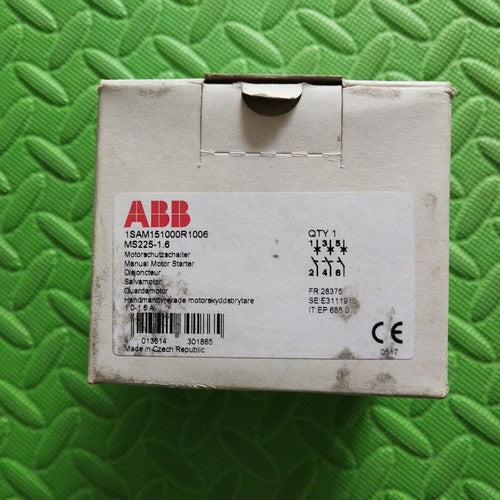 One   Abb MS225-1.6 1.0-1.6A Circuit Breaker spot stock