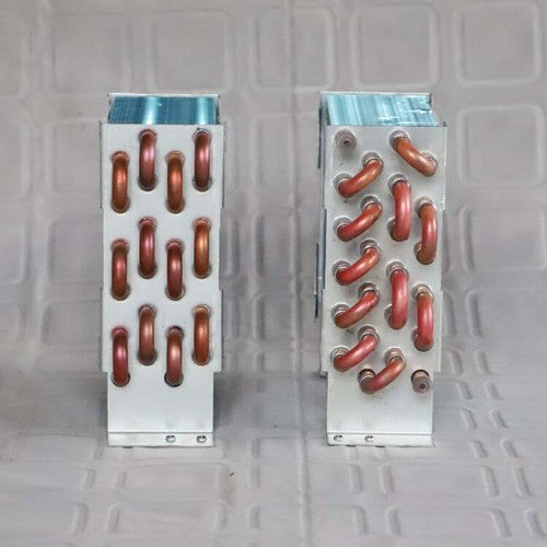 1pc CP4x6x120 condenser air-cooled copper tube aluminum fin radiator 24V fan