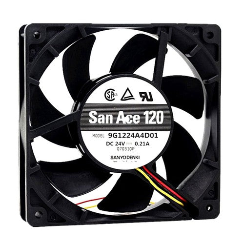 One For SANYO  9G1224A4D01 DC 24V 0.21A 12cm 3 PIN FAN Free Shipping