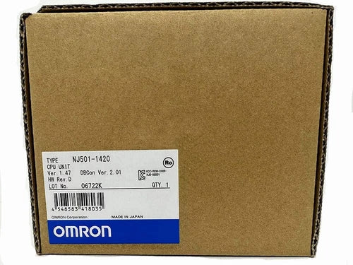 NJ501-1420  OMRON NJ5011420 CPU Unit