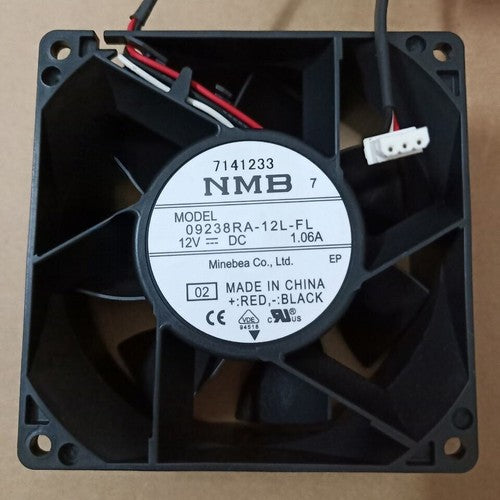 For NMB 09238RA-12L-FL 12V 1.06A large air volume 9038 three wire cooling fan